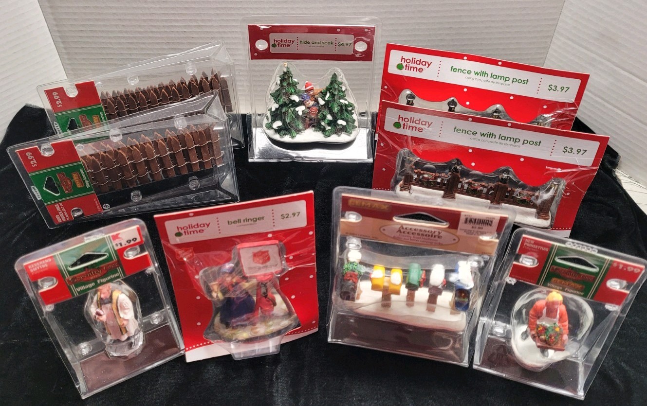 Lemax Coventry Cove & Others Christmas Village Figures and Accessories Lot Lemax Coventry Cove & Others Christmas Village Figures and Accessories Lot