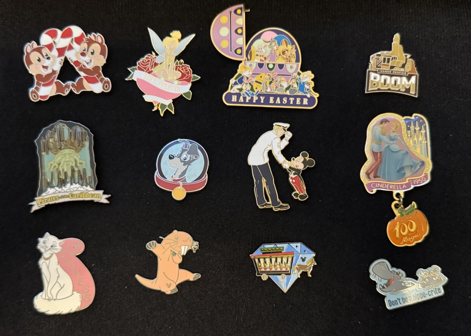 Lot Of 12 Disney Pins Some Vintage Tink Chip Dale Mickey Duchess Tramp Easter Lot Of 12 Disney Pins Some Vintage Tink Chip Dale Mickey Duchess Tramp Easter