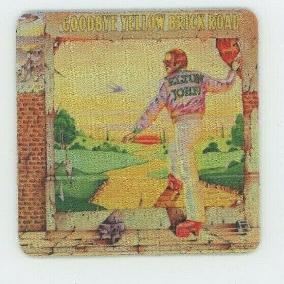 Elton John - Classic Rock Record Album Cover COASTER - Yellow Brick Road