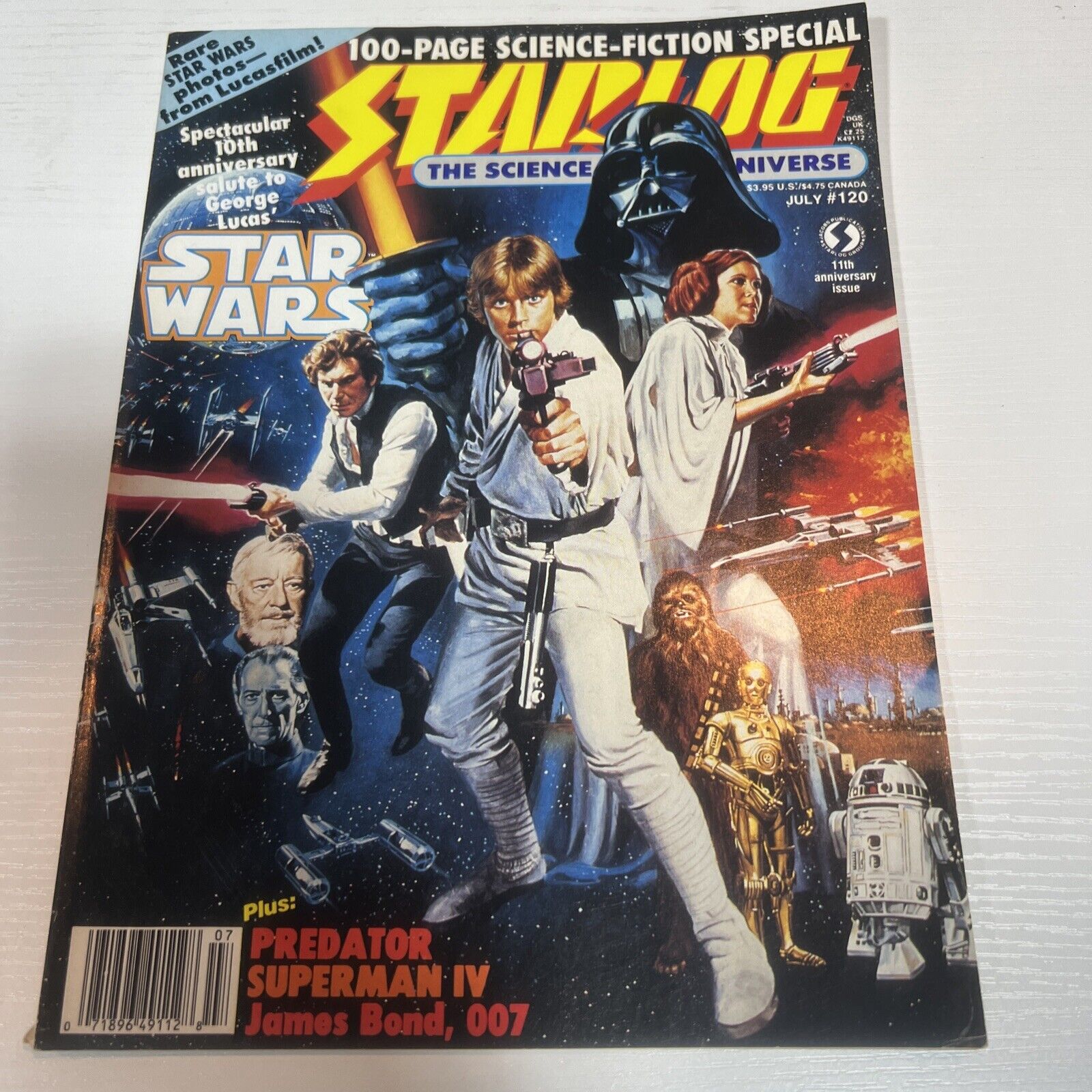 STARLOG Star Wars #120, 11th Anniversary Issue - July 1987 Rare Opp
