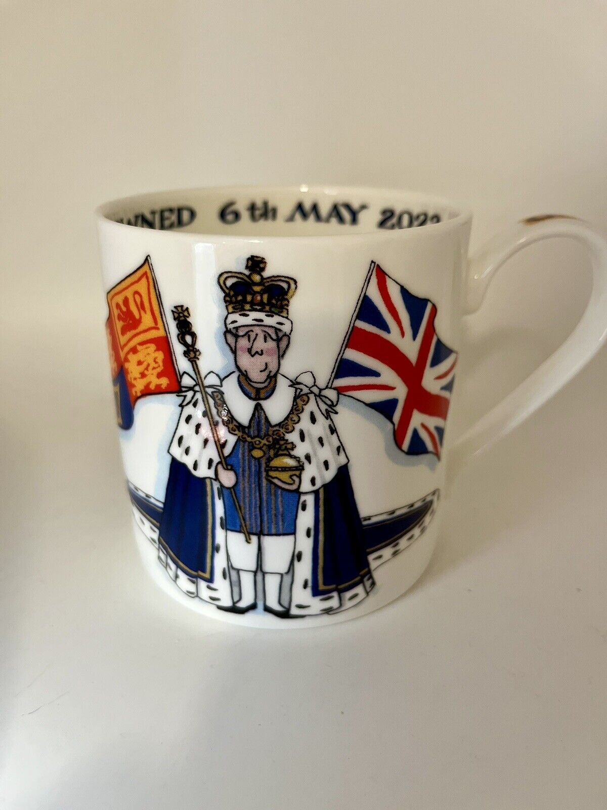 Coronation of King Charles III  ,Commemorative mug  , England , Alison  Gardiner