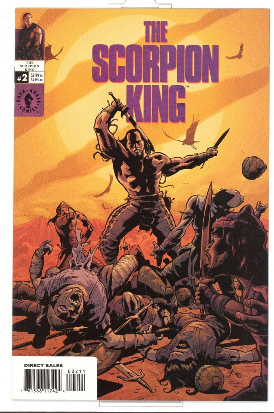 The Scorpion King #2 Near Mint/Mint (9.8) 2002 Dwayne the Rock Johnson See BC