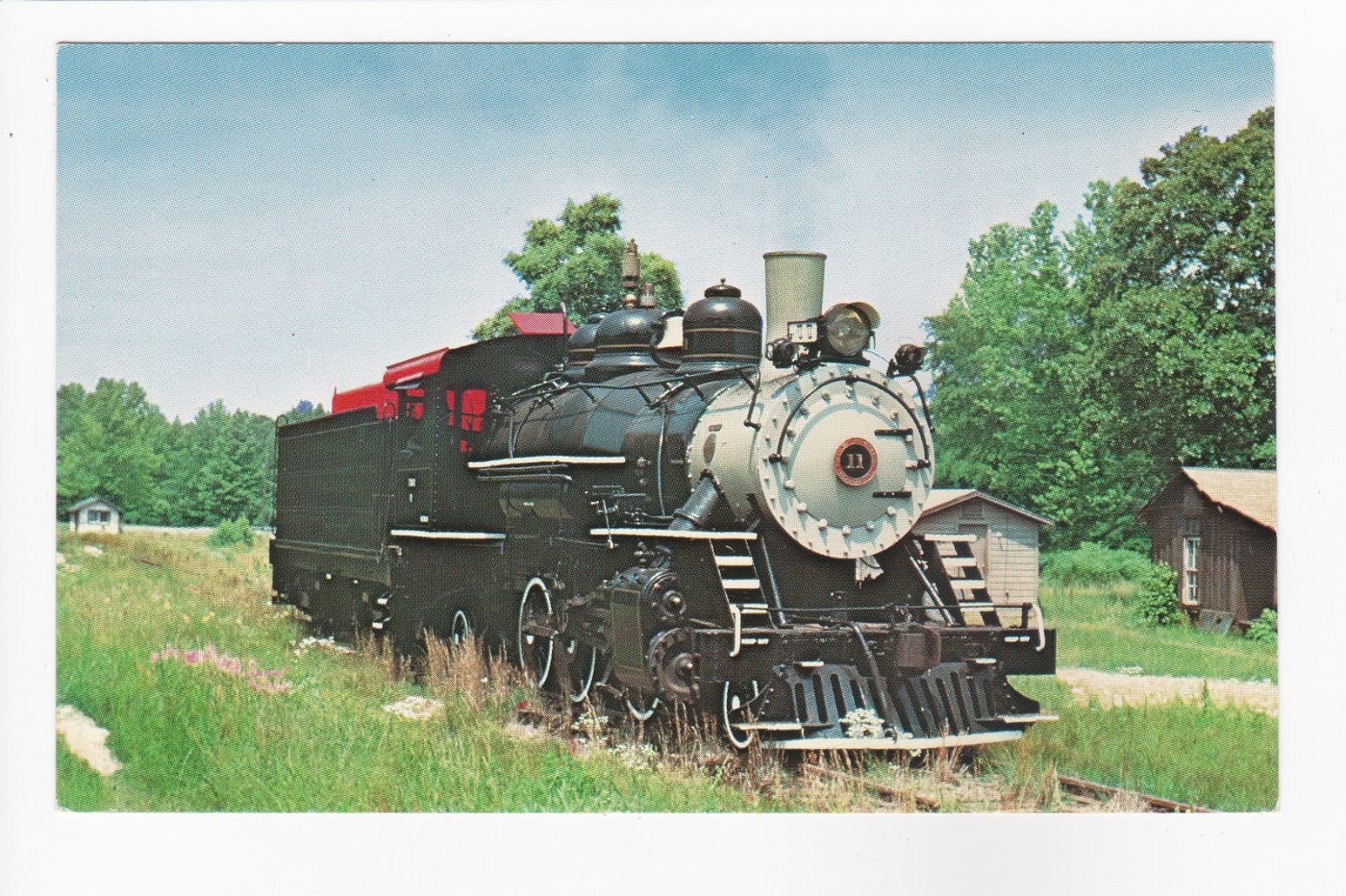 Trilby San Antonio & Cypress RR Orange Belt Rte No. 11 Reader AR Chrome Postcard