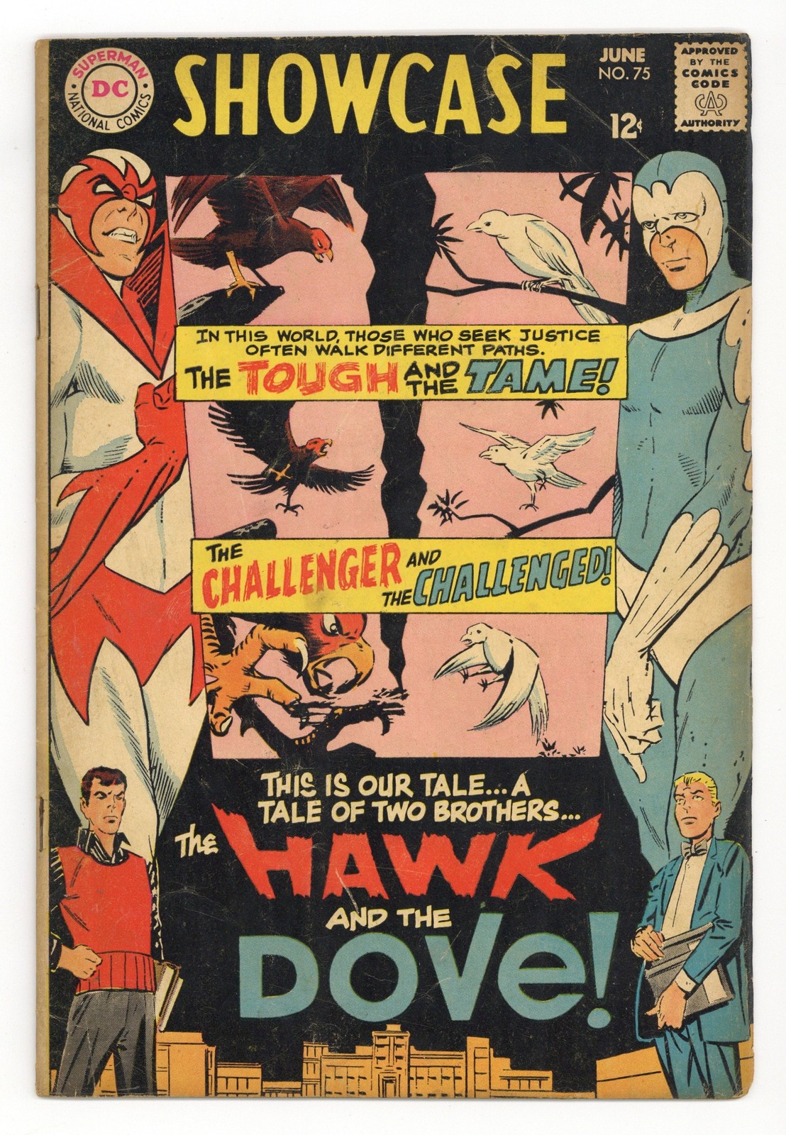 Showcase #75 GD 2.0 1968 1st app. Hawk and Dove Showcase #75 GD 2.0 1968 1st app. Hawk and Dove