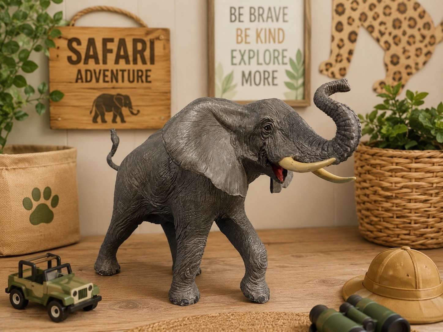 Safari Ltd Vintage ELEPHANT 8" Figure Vanishing Wild Collection 1994 Retired Safari Ltd Vintage ELEPHANT 8" Figure Vanishing Wild Collection 1994 Retired