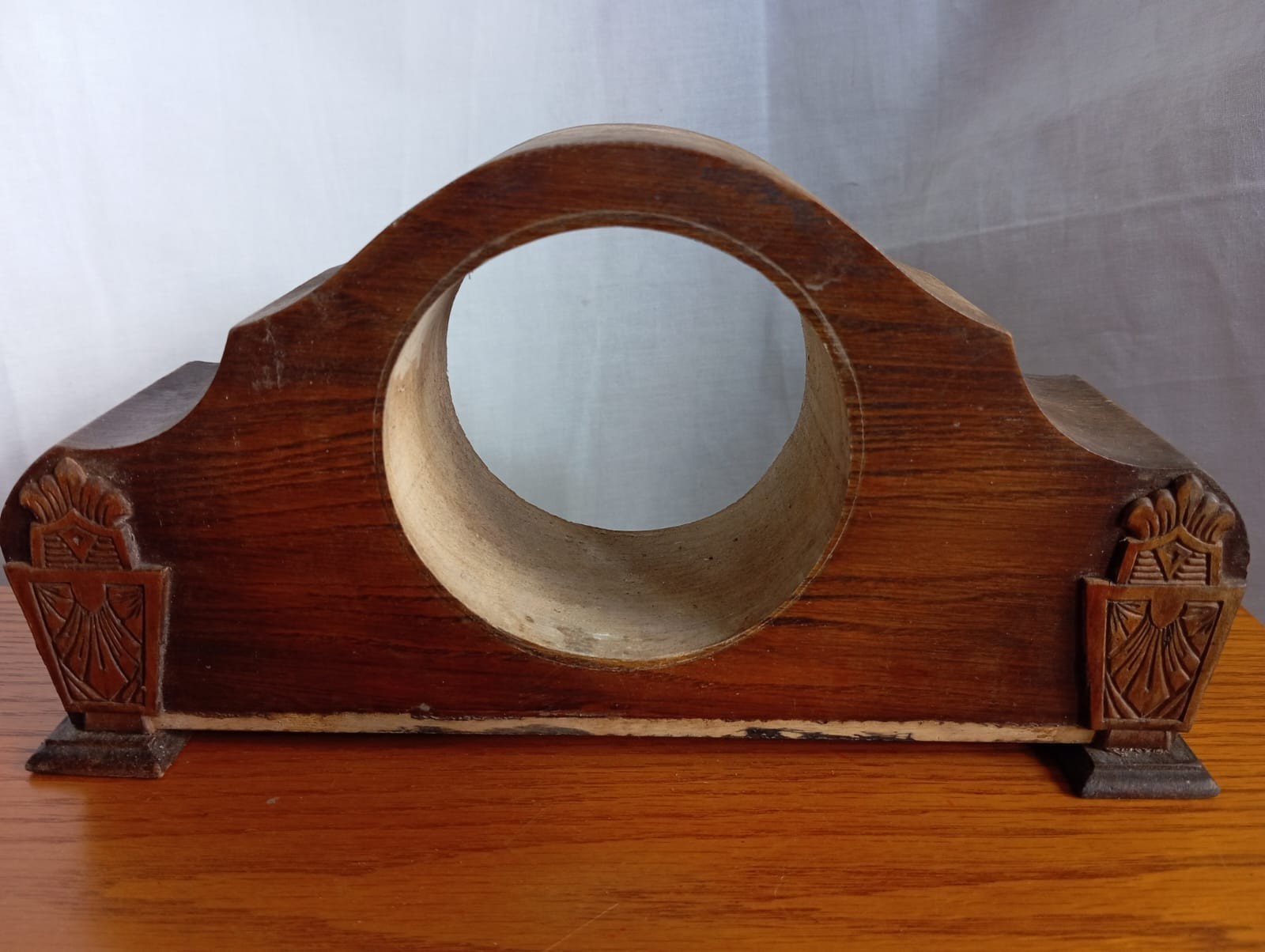 Antique Vintage 1920s’ Mantle Clock Case Empty Wooden Antique Vintage 1920s’ Mantle Clock Case Empty Wooden