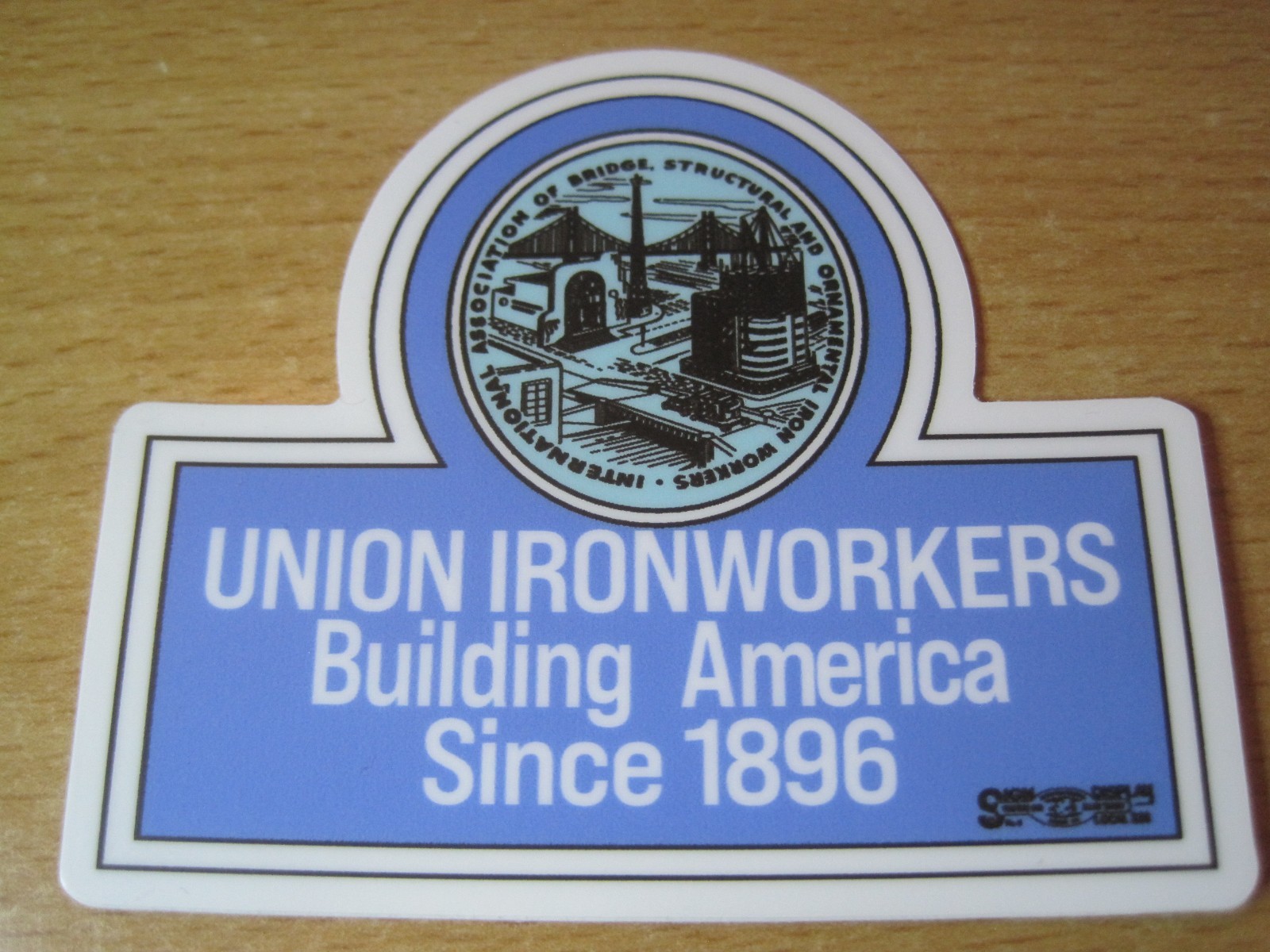 Retro UNION IRONWORKERS Iron Workers Building America Since 1896 IW Sticker Retro UNION IRONWORKERS Iron Workers Building America Since 1896 IW Sticker