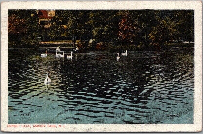 Vintage ASBURY PARK, New Jersey Postcard \
