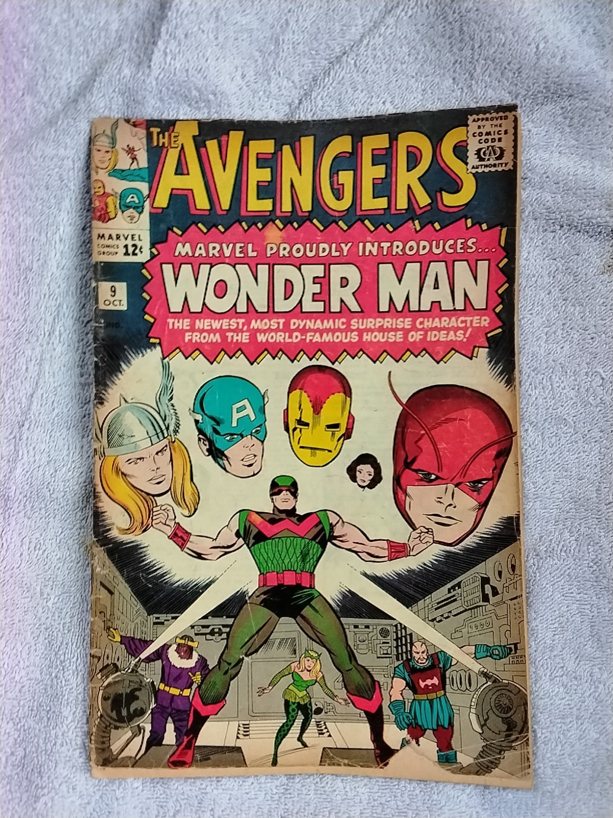 AVENGERS #9 - 1ST WONDER MAN - 1964 AVENGERS #9 - 1ST WONDER MAN - 1964