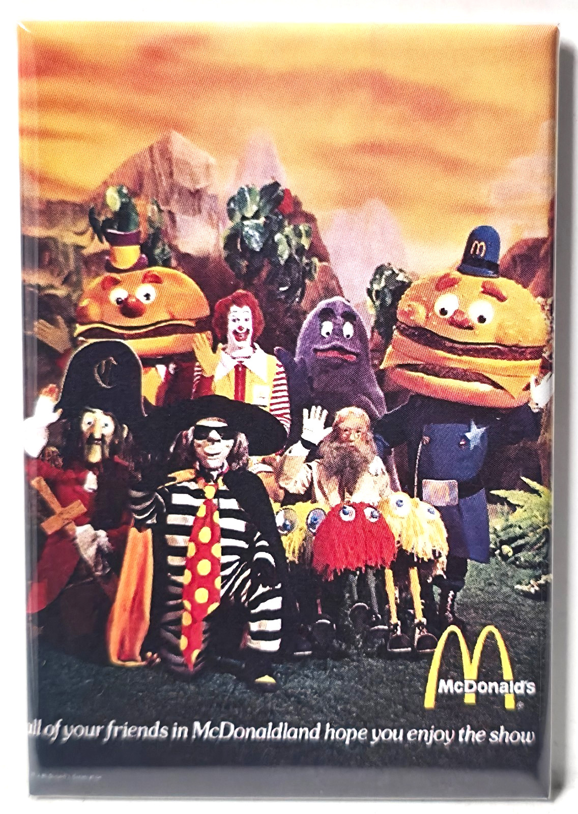 McDonalds Mascots MAGNET 2"x3" Fridge Locker Happy Meal Retro 80s McDonalds Mascots MAGNET 2"x3" Fridge Locker Happy Meal Retro 80s