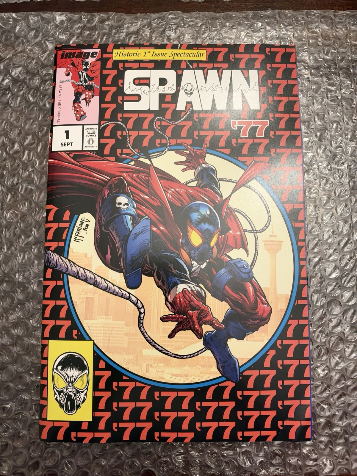 Spawn ‘77 #1 Todd McFarlane WhatNot Exclusive LTD 500 *Corner Damage* *see pics* Spawn ‘77 #1 Todd McFarlane WhatNot Exclusive LTD 500 *Corner Damage* *see pics*