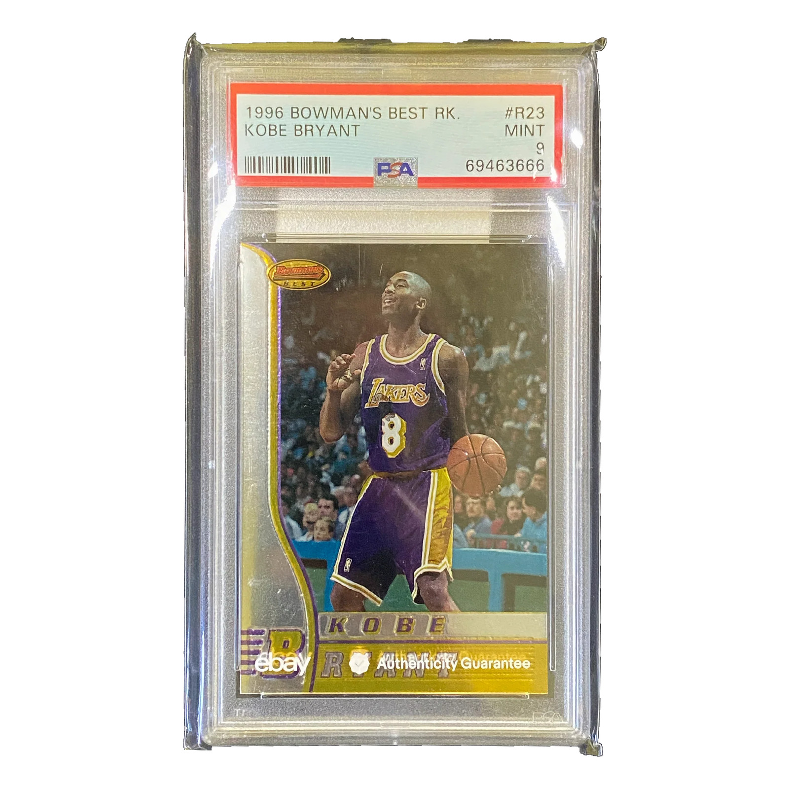 KOBE BRYANT 1996/97 Bowman's Best RC #R23 PSA 9 KOBE BRYANT 1996/97 Bowman's Best RC #R23 PSA 9