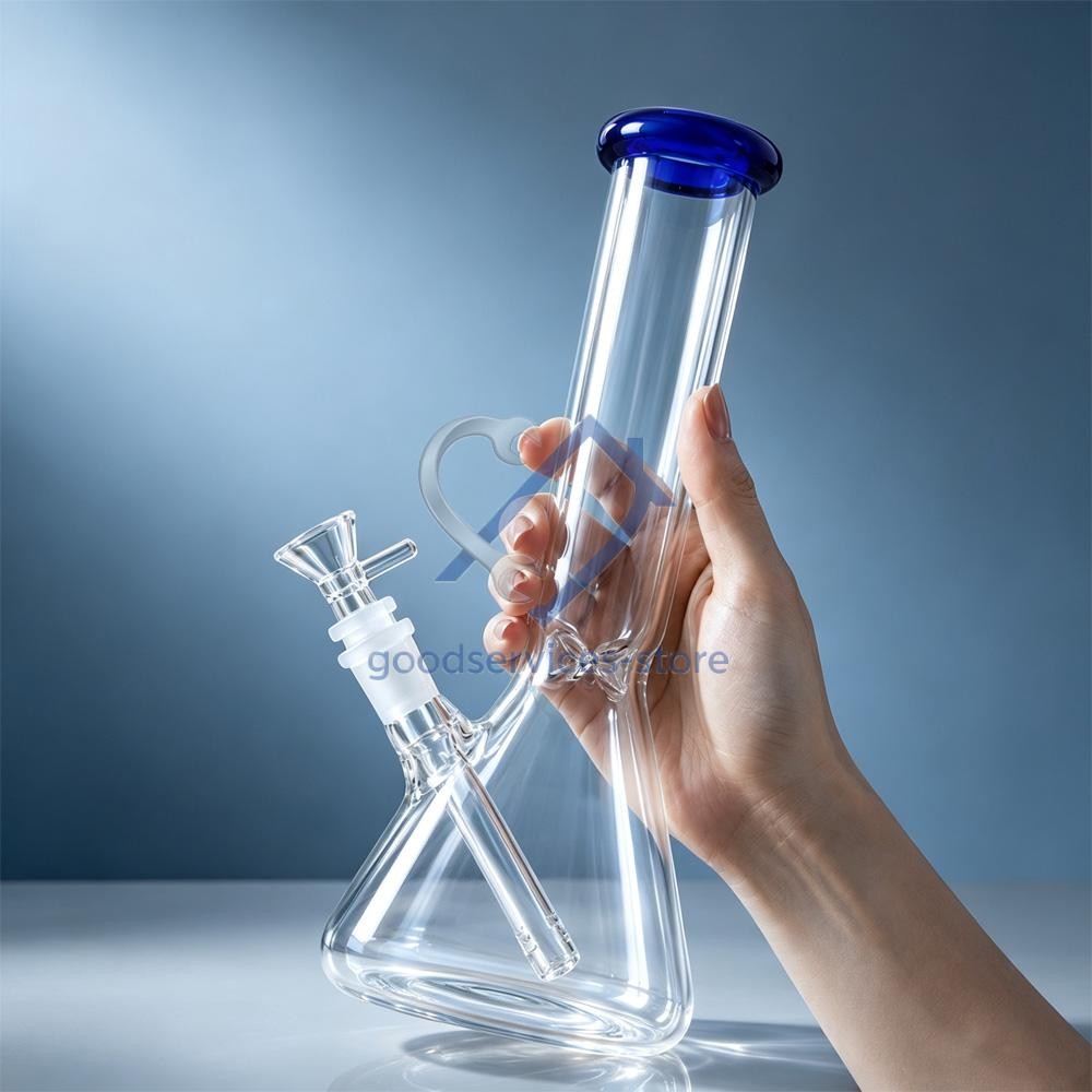 10" Heavy Borosilicate Glass Water Tobacco Smoking Pipe 14mm Joint Hookah Blue 10" Heavy Borosilicate Glass Water Tobacco Smoking Pipe 14mm Joint Hookah Blue