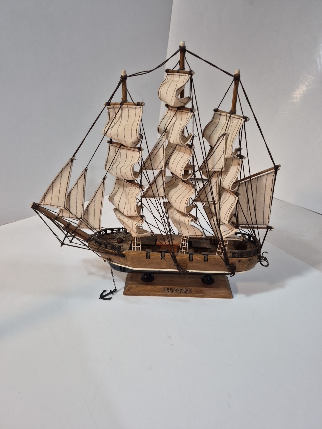 Wooden Sail Ship Fragata Siglo XVIII Wooden Sail Ship Fragata Siglo XVIII