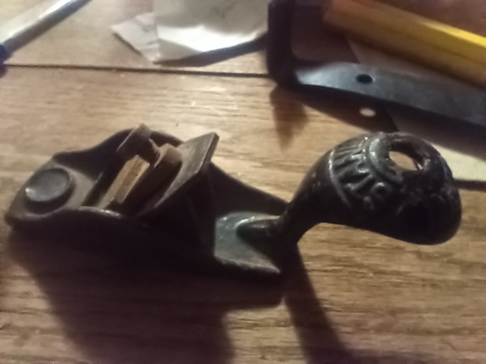 Adorable Vintage Stanley #100 Squirrel Tail Finger Block Plane Woodworking Tool Adorable Vintage Stanley #100 Squirrel Tail Finger Block Plane Woodworking Tool