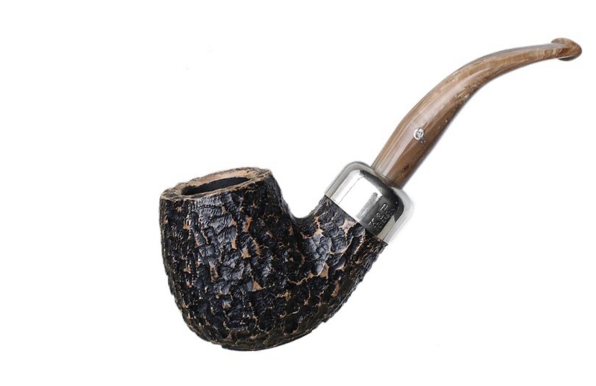 Peterson Derry Rusticated (XL90) Fishtail Tobacco Pipe Brand New In The Box Peterson Derry Rusticated (XL90) Fishtail Tobacco Pipe Brand New In The Box