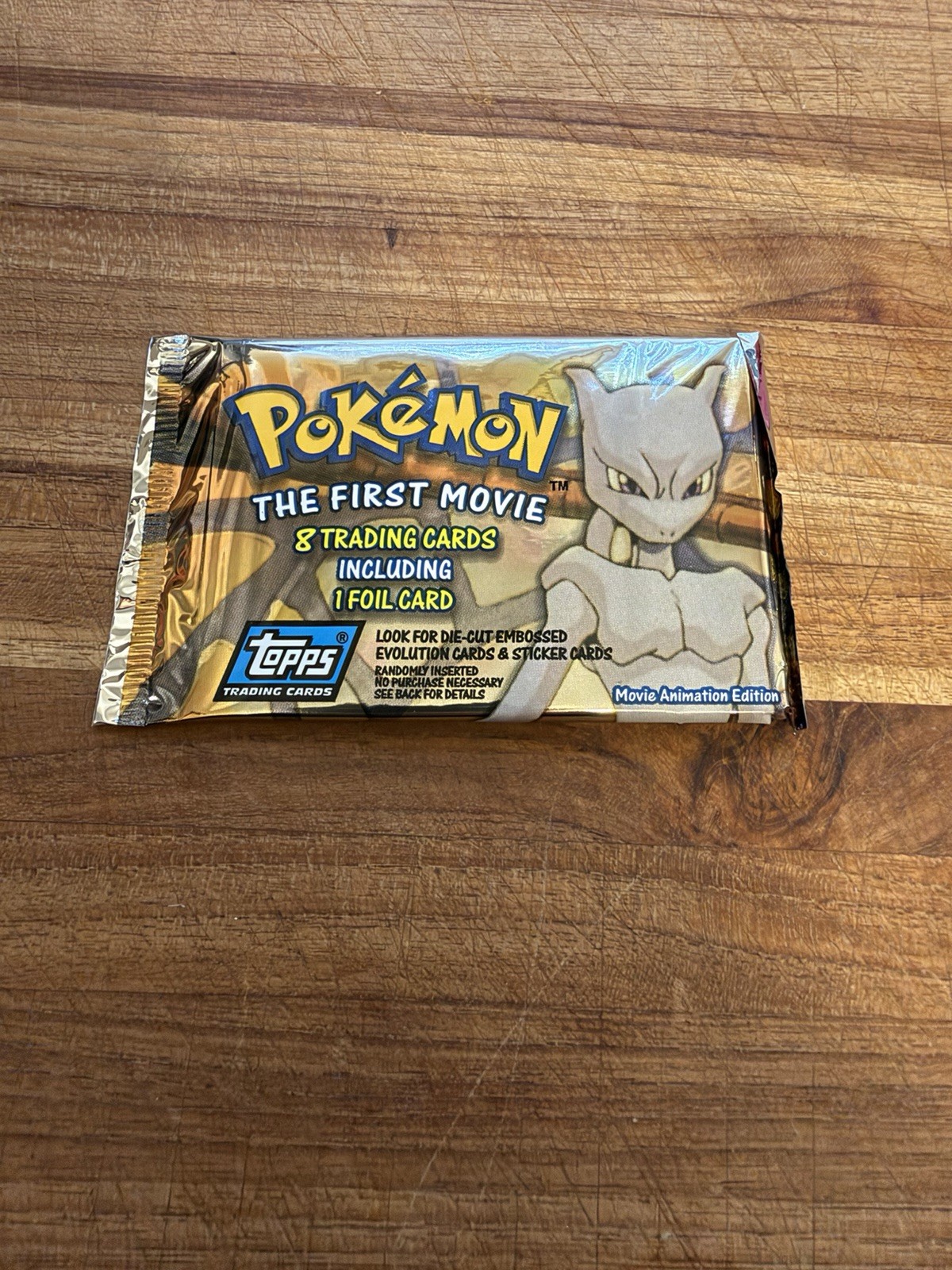 Topps Pokémon The First Movie Animation Edition 1 Pack (8 Cards) Foil 1999 Topps Pokémon The First Movie Animation Edition 1 Pack (8 Cards) Foil 1999