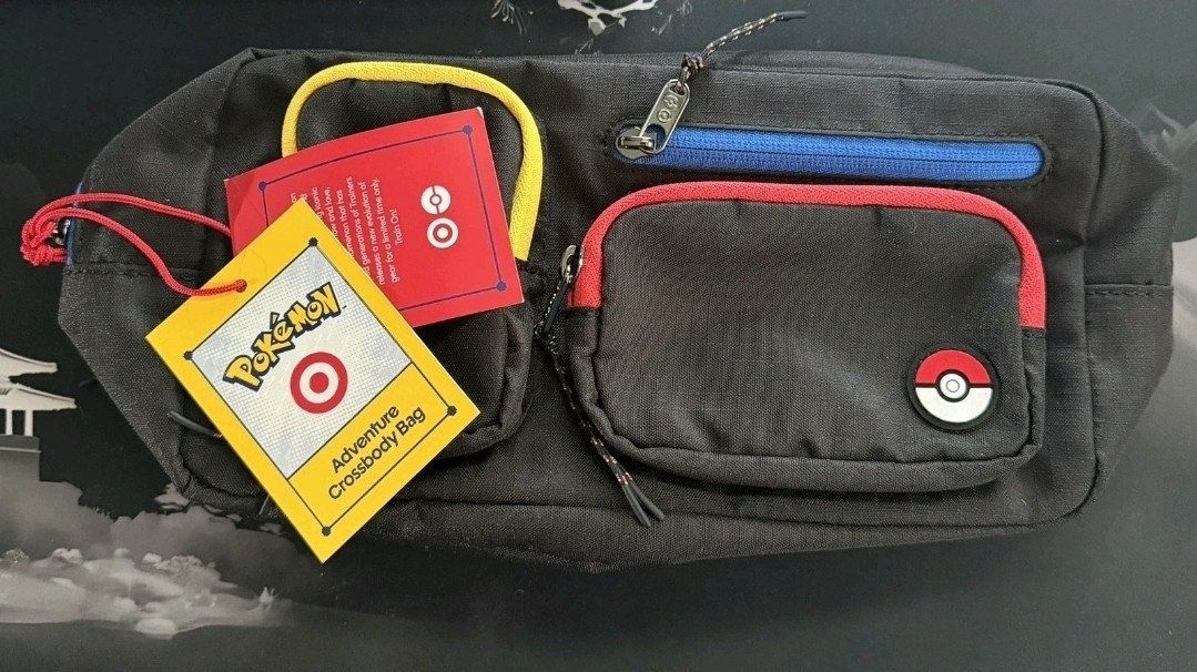 Pokémon x Target Exclusive - Adventure Crossbody Bag - 30th Anniversary In Hand Pokémon x Target Exclusive - Adventure Crossbody Bag - 30th Anniversary In Hand