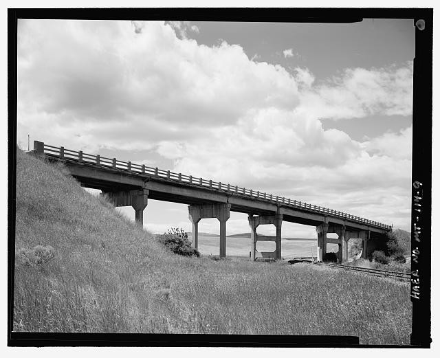 Logan Overpass Montana Rail Link Logan Montana 2003 Bridge Highway 205