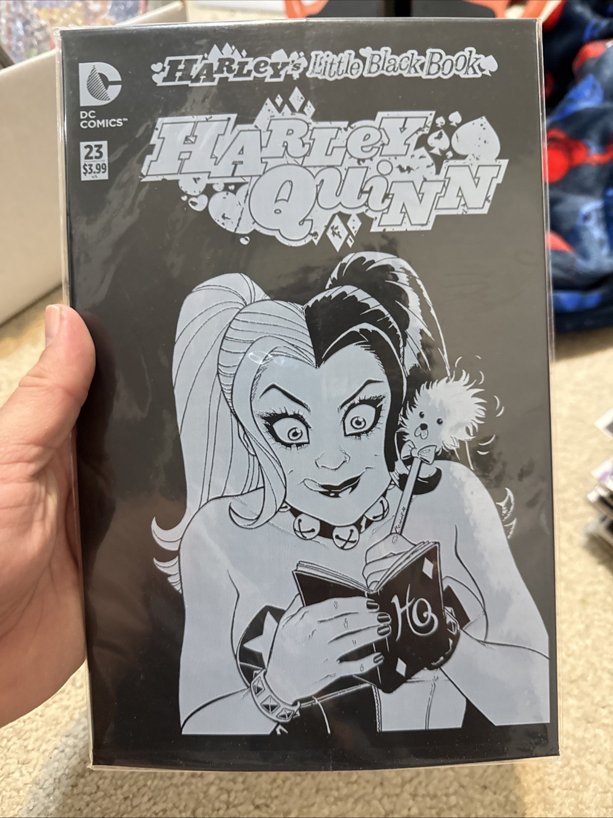 HARLEY QUINN #23 HARLEY'S LITTLE BLACK BOOK VARIANT SEALED POLYBAG 2016