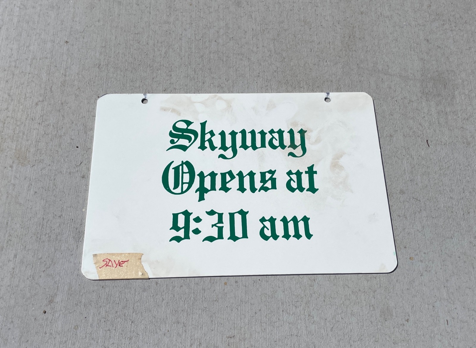 RARE DISNEYLAND SIGN double sided PROP Fantasyland SKYWAY 1980’s- 90’s vintage RARE DISNEYLAND SIGN double sided PROP Fantasyland SKYWAY 1980’s- 90’s vintage