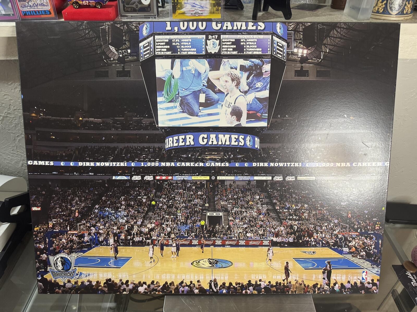 Dirk Nowitzki 1000 NBA Career Games Dallas Mavericks wood Print Dirk Nowitzki 1000 NBA Career Games Dallas Mavericks wood Print
