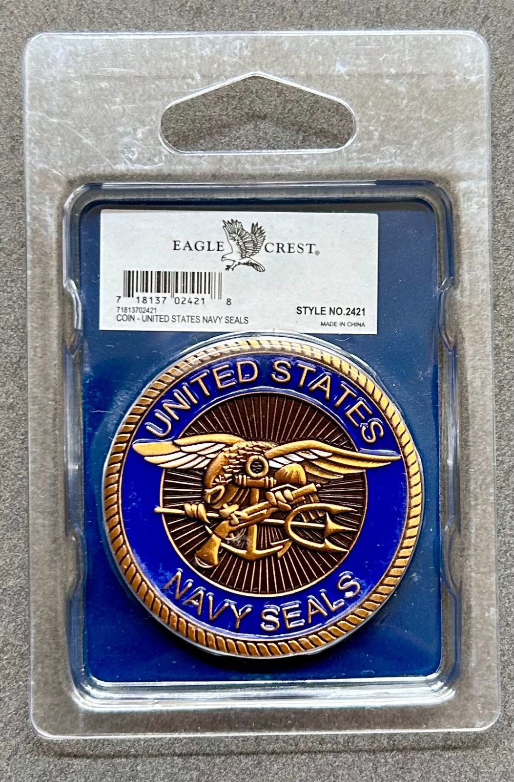 RARE Eagle Crest US Navy Military Aviation - Navy Seal Challenge Coin BRAND NEW RARE Eagle Crest US Navy Military Aviation - Navy Seal Challenge Coin BRAND NEW
