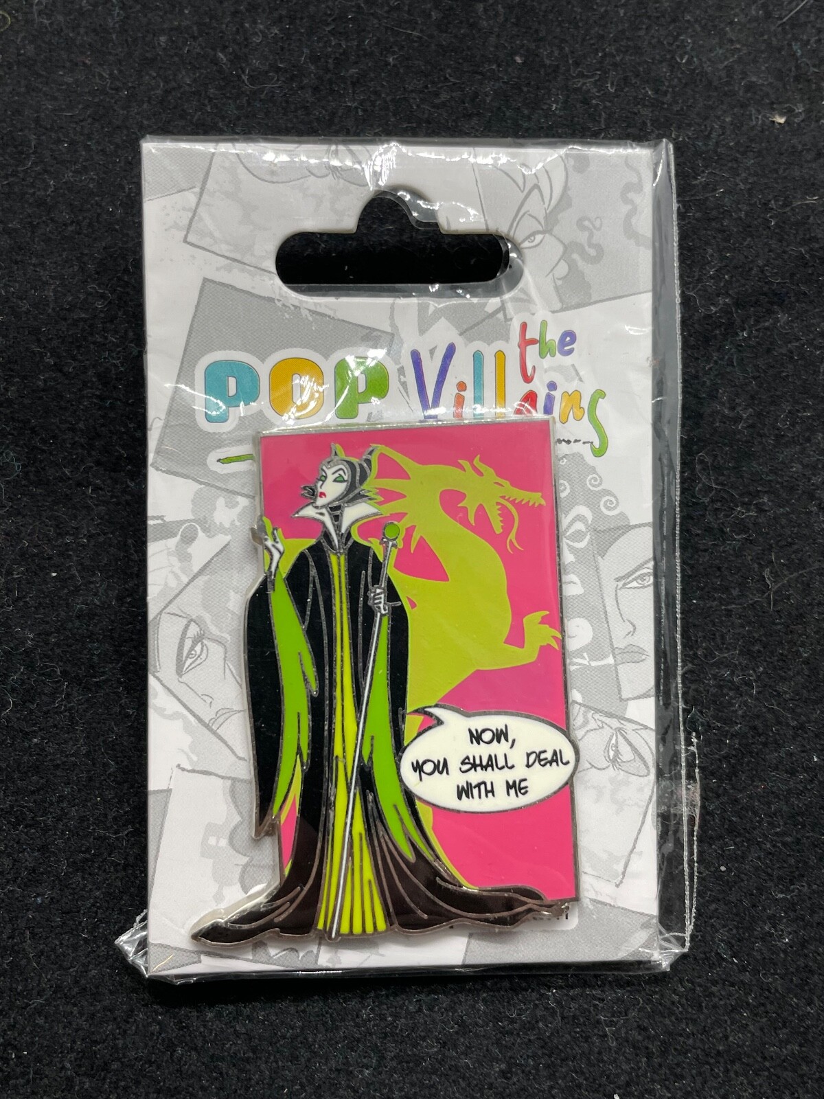 Disney Pin - DLP - Maleficent - Pop Villain - Now You Shall Deal With Me 105592 Disney Pin - DLP - Maleficent - Pop Villain - Now You Shall Deal With Me 105592