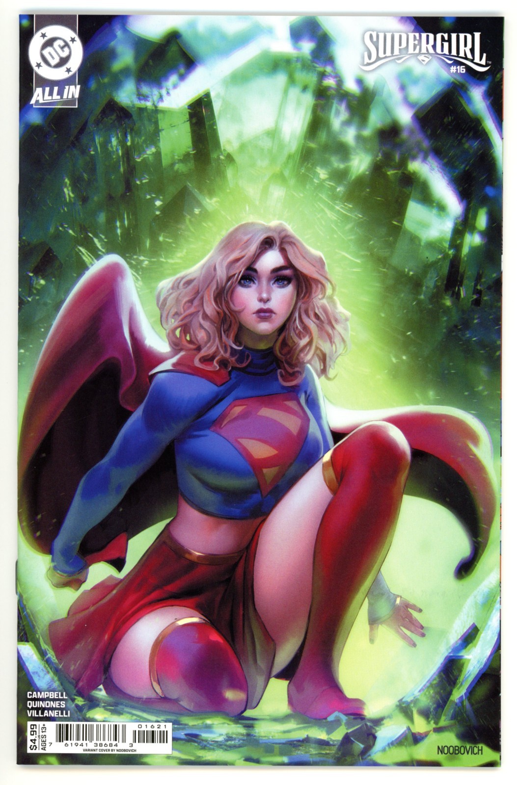 Supergirl #16 - Cover B Noobovich Variant π©π¦ NM Supergirl #16 - Cover B Noobovich Variant π©π¦ NM