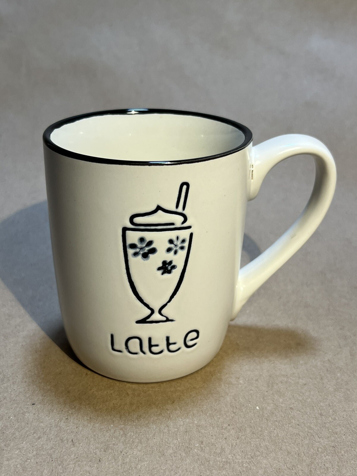 Royal Norfolk Greenbrier International Inc. Debossed Latte image coffee mug Royal Norfolk Greenbrier International Inc. Debossed Latte image coffee mug