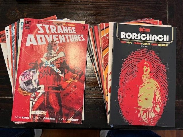 Strange Adventures + Rorschach Complete Series 1-12 24 Total Issues Tom King Lot