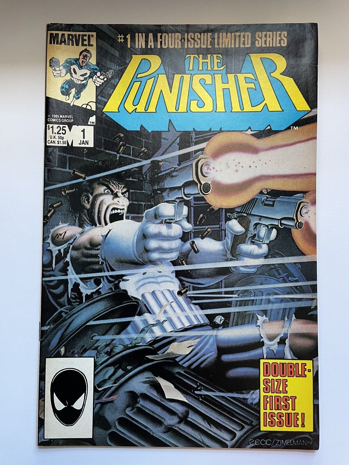 PUNISHER #1 LIMITED SERIES (Marvel Comics Jan 1986) JIGSAW appearance