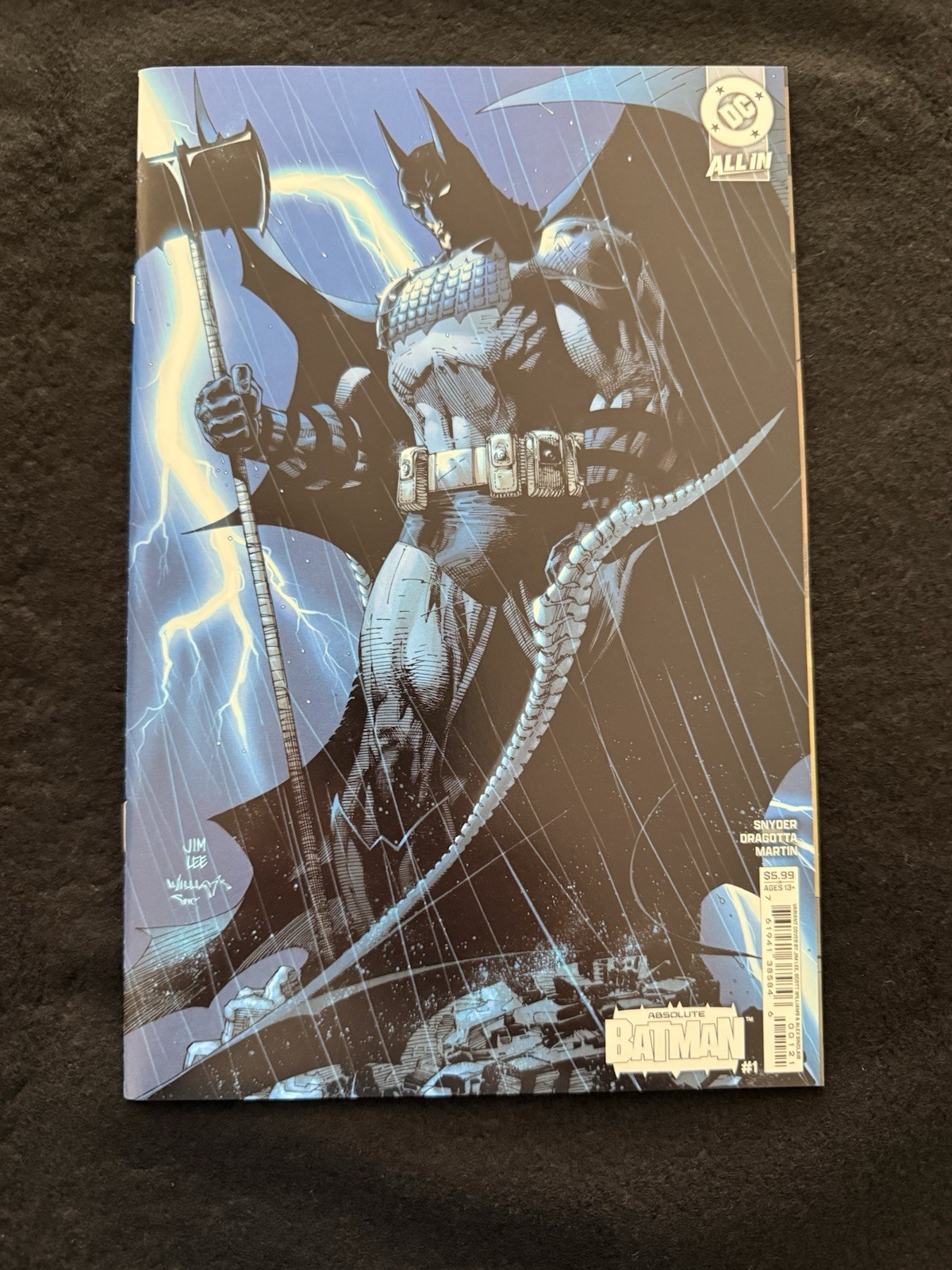 Absolute Batman #1 1st Print Cover C Variant Jim Lee Snyder Dragotta 2024 Absolute Batman #1 1st Print Cover C Variant Jim Lee Snyder Dragotta 2024
