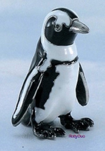 Adorable Penguin painted solid Pewter Figurine Adorable Penguin painted solid Pewter Figurine