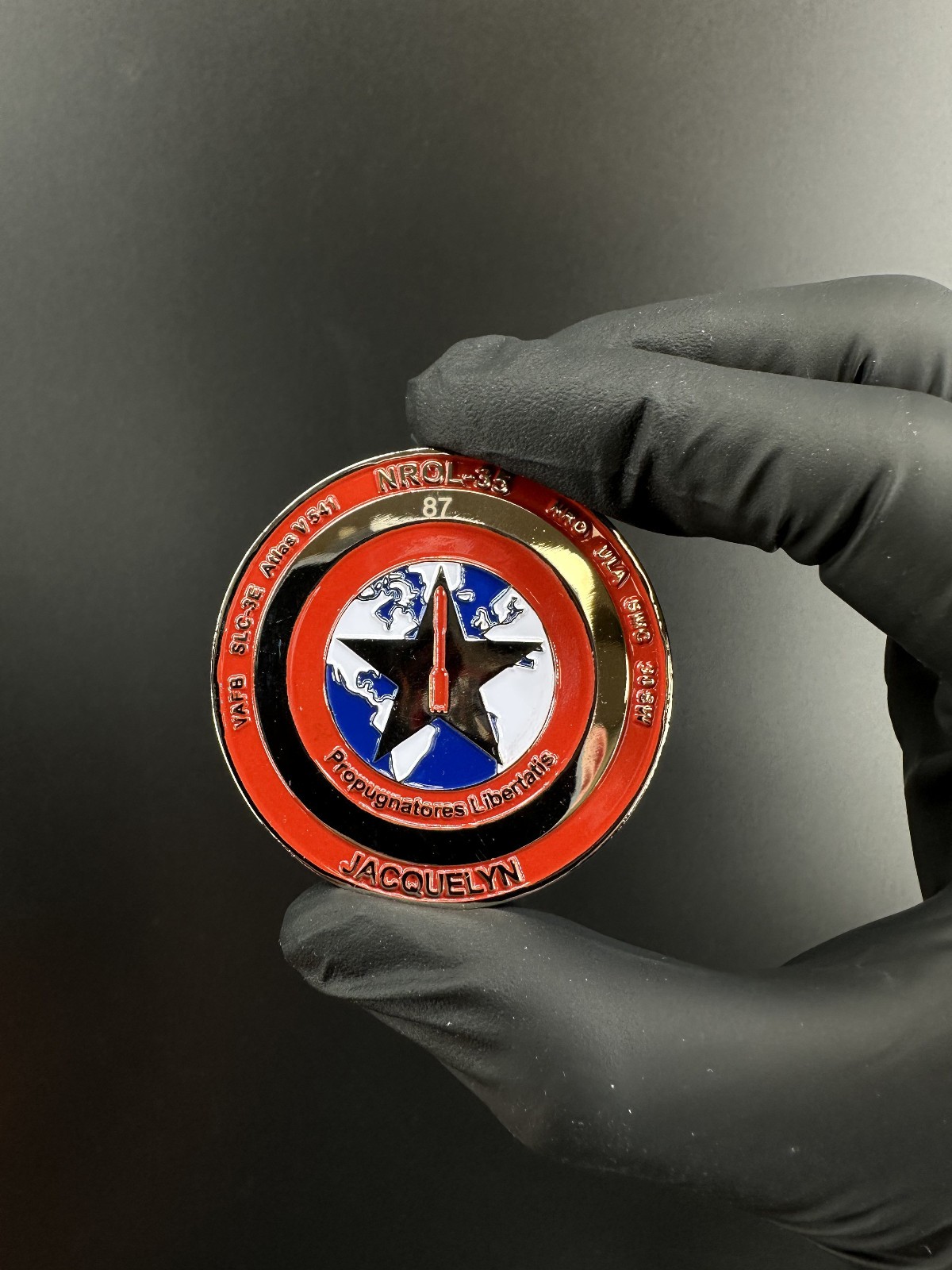 Rare Air force 4th Space Launch Squadron SQ Supra Summus Challenge Coin Rare Air force 4th Space Launch Squadron SQ Supra Summus Challenge Coin