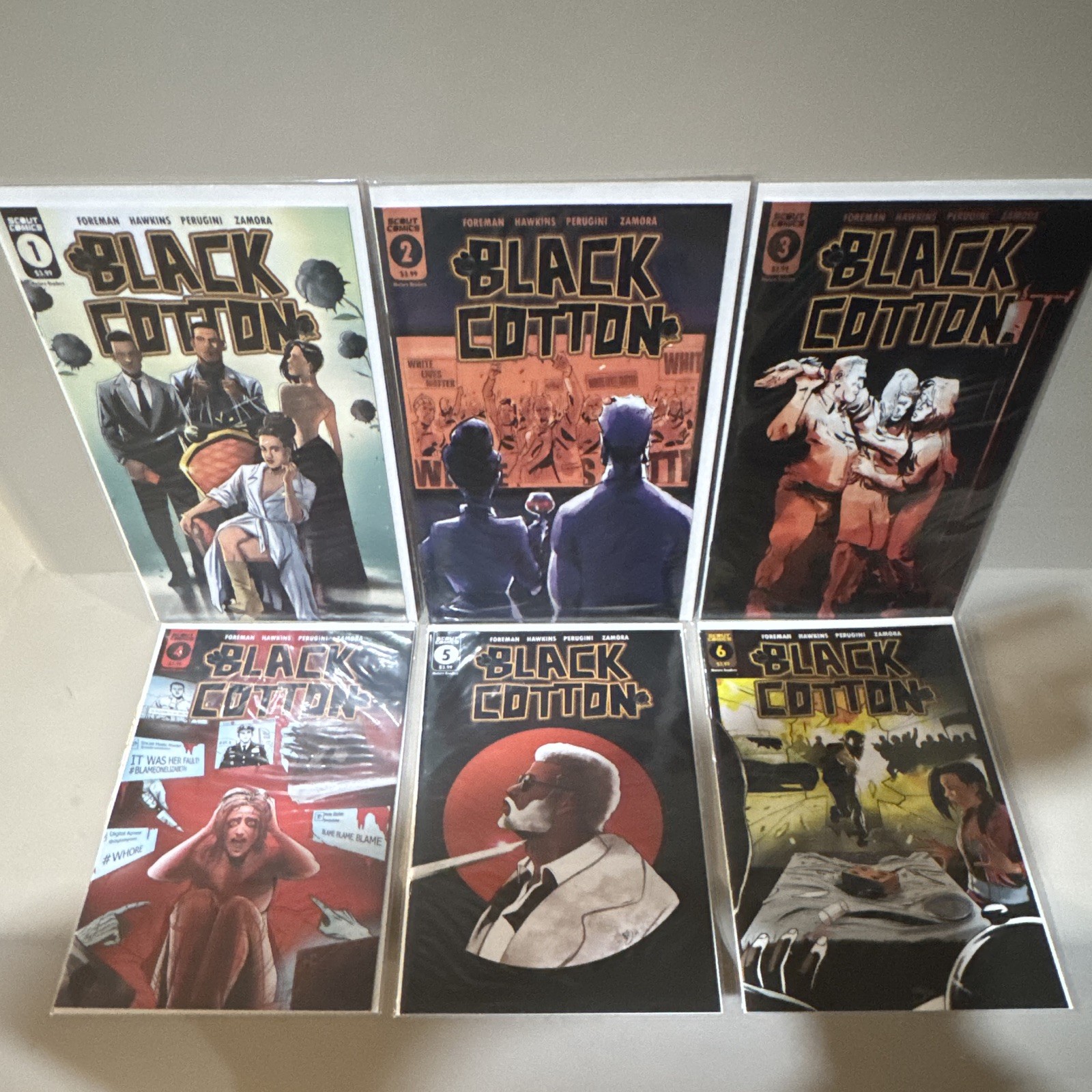Black Cotton 1-6 Complete Set Scout Comics Lot Of 6 Black Cotton 1-6 Complete Set Scout Comics Lot Of 6