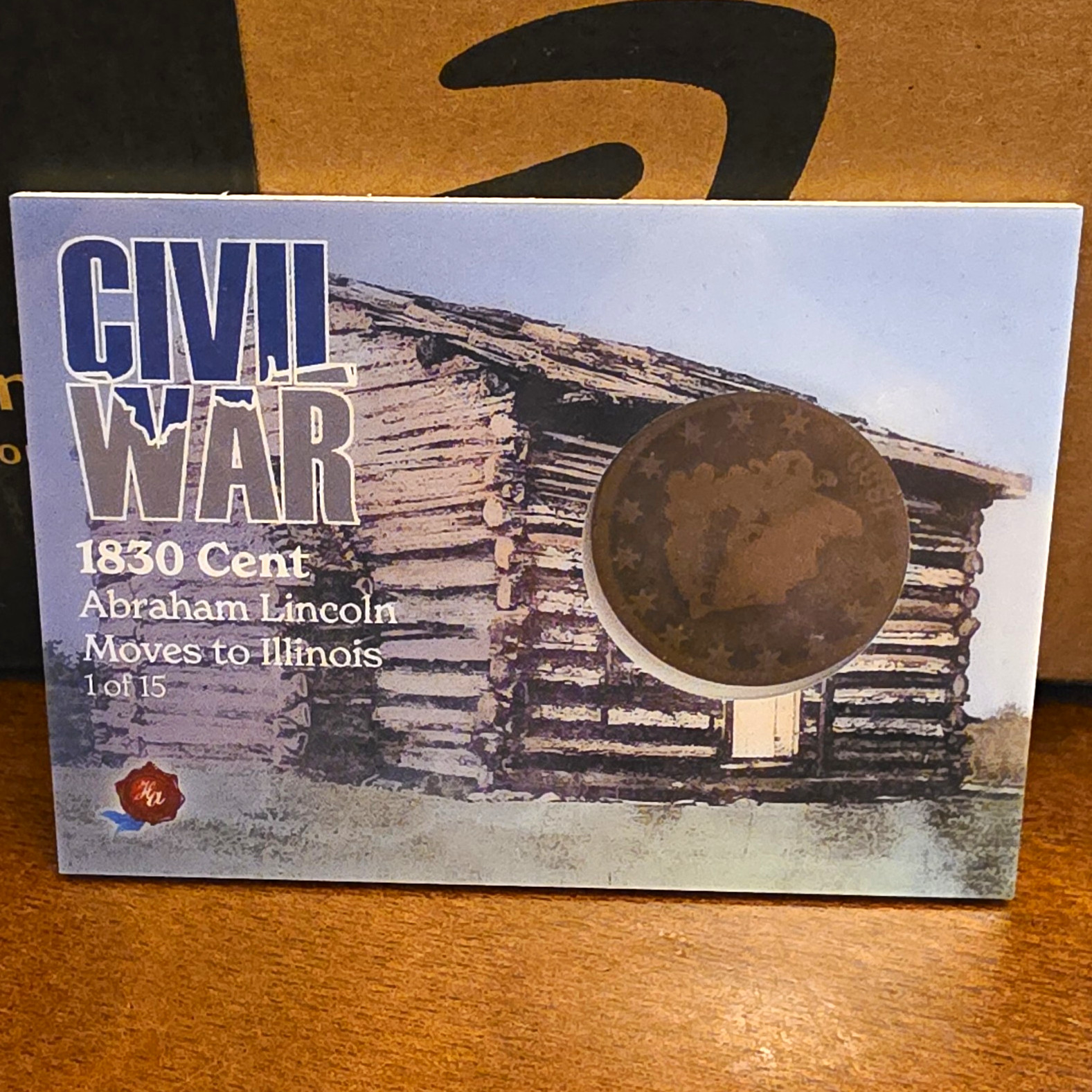 2022 Historic Autographs Civil War 1830 Cent Lincoln Moves to Illinois Coin 2022 Historic Autographs Civil War 1830 Cent Lincoln Moves to Illinois Coin