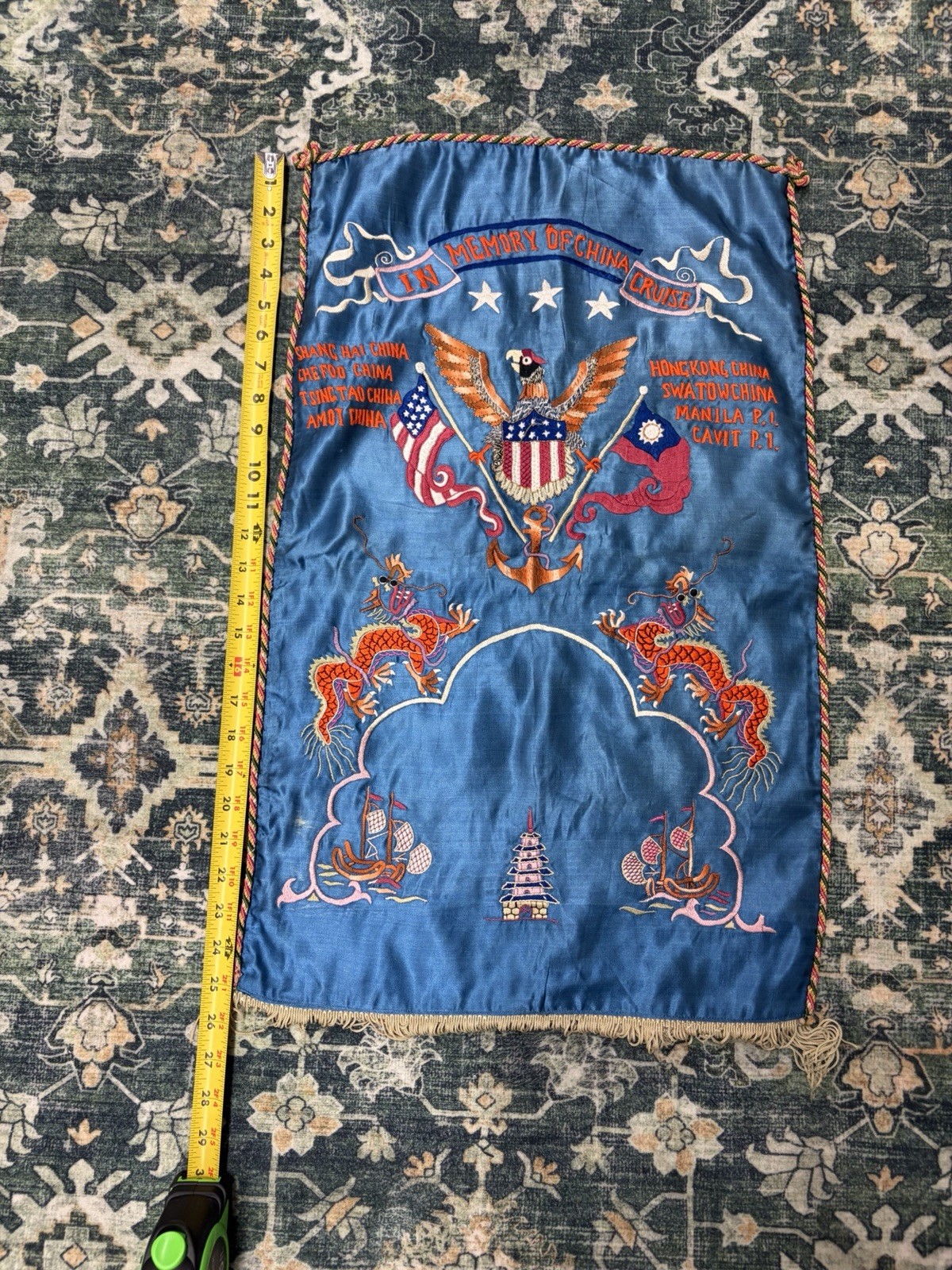 Post WWII China occupation USN Tapestry Post WWII China occupation USN Tapestry
