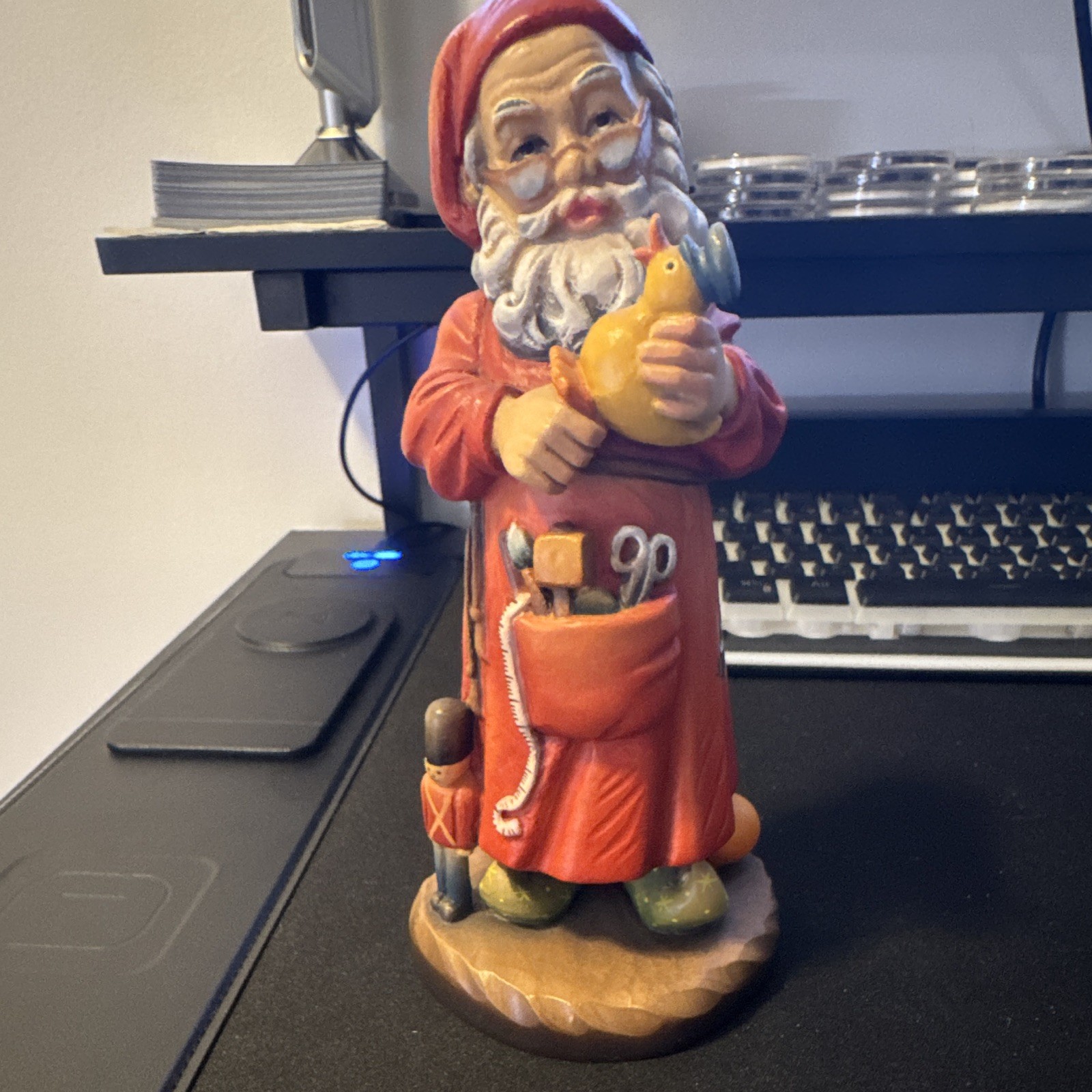 ANRI Sarah Kay Santa Series Second Edition Of Five Wood Carved 7” 89/250