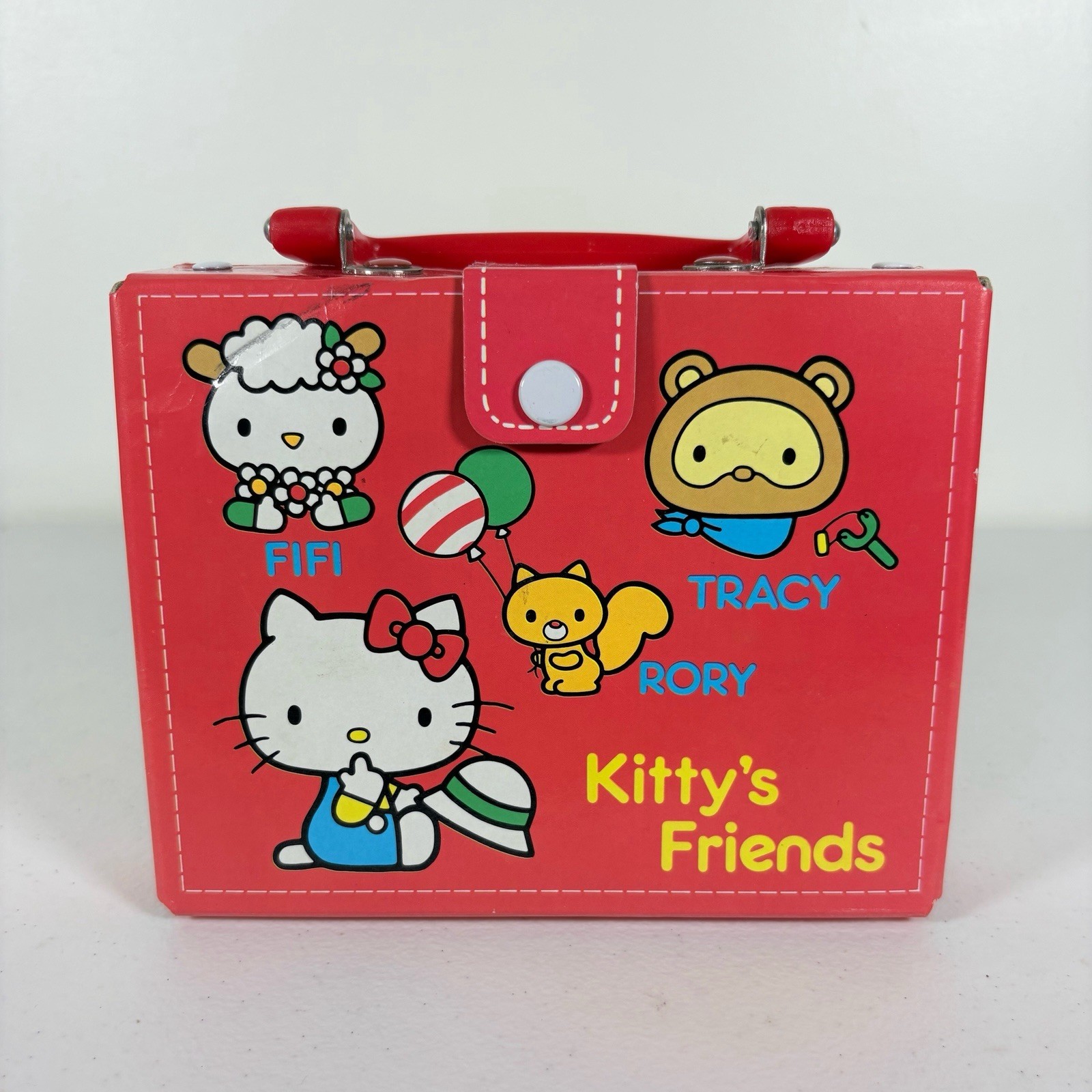 Vtg 1976 Sanrio Hello Kitty Kitty's Friends Keepsake Box Japan Vtg 1976 Sanrio Hello Kitty Kitty's Friends Keepsake Box Japan