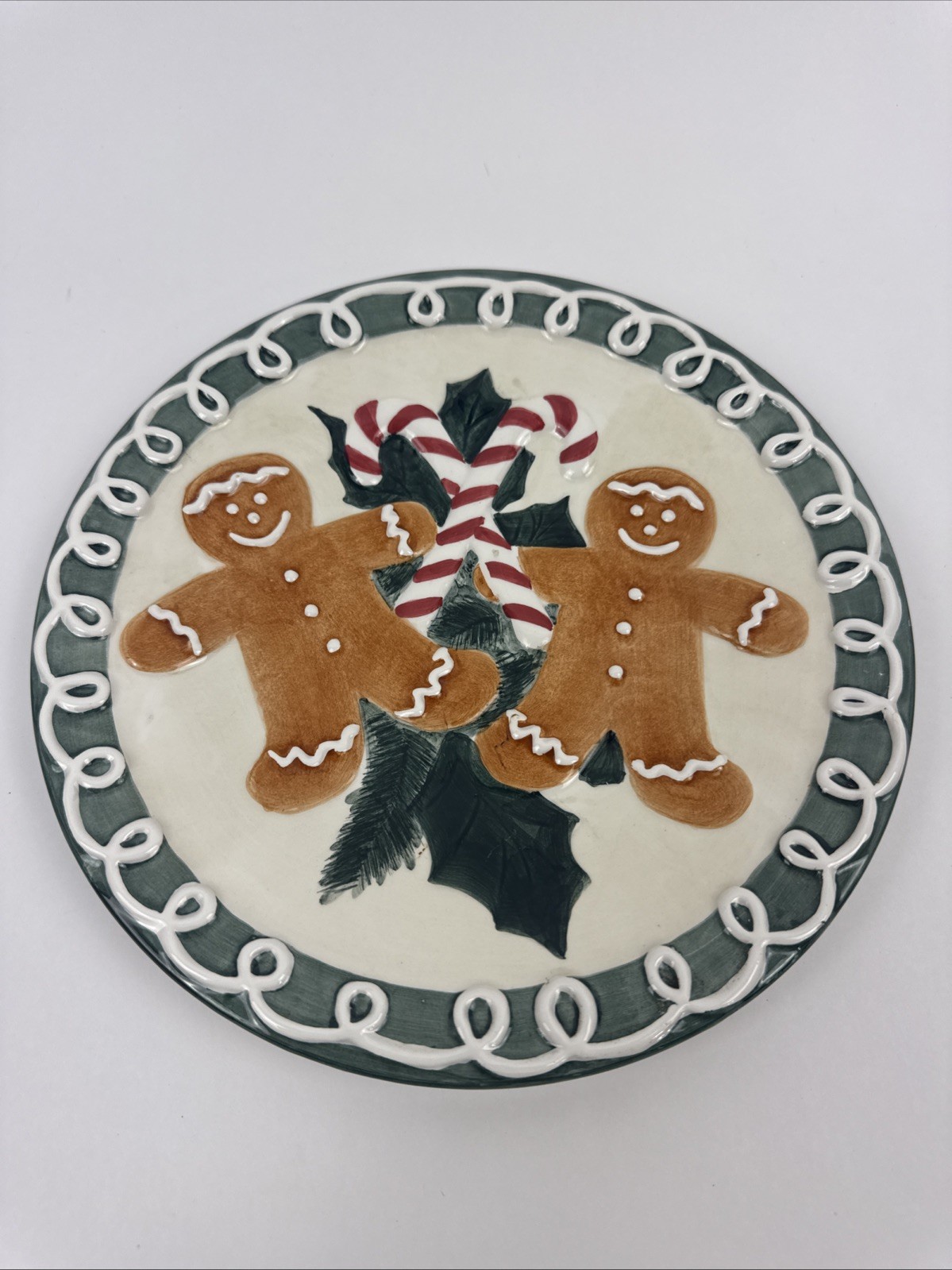Gingerbread 9 Inch Plate By The Noble Excellence Collection. Gingerbread 9 Inch Plate By The Noble Excellence Collection.