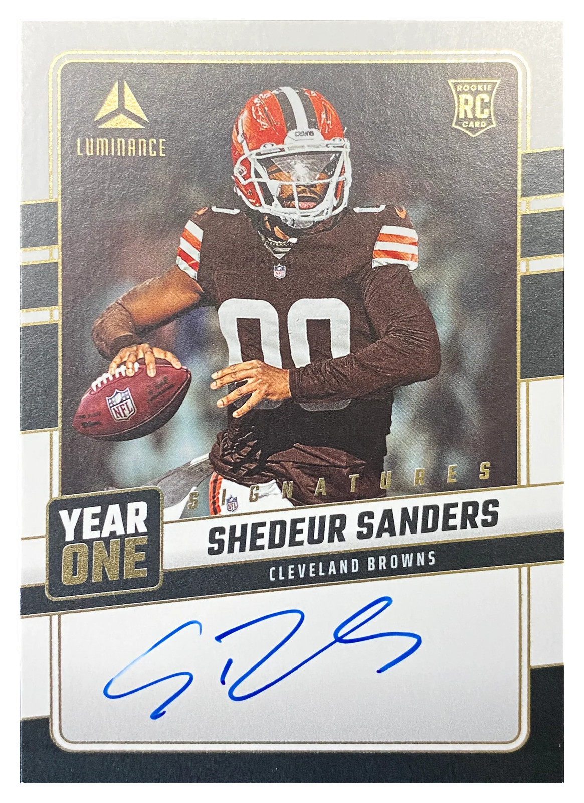 Shedeur Sanders 2025 Panini Luminance Year One Signatures RC Auto #YOS-SSS Shedeur Sanders 2025 Panini Luminance Year One Signatures RC Auto #YOS-SSS