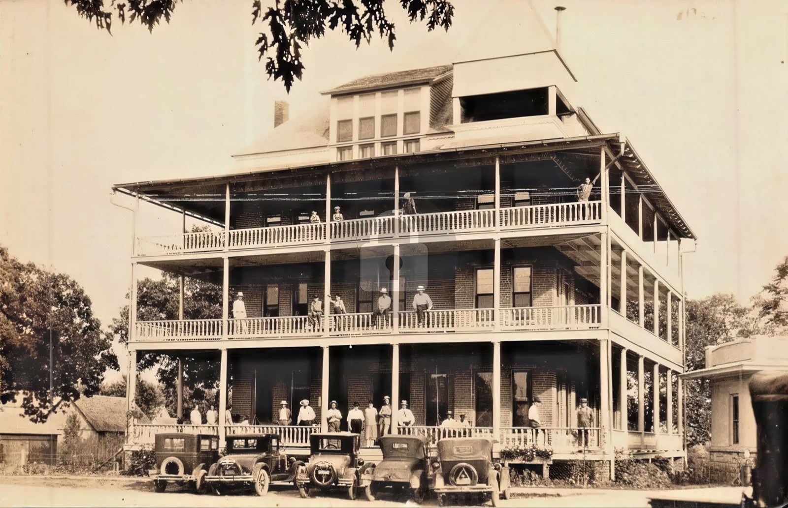 Berryville AR Arkansas Main Street View RPPC Postcard COPY