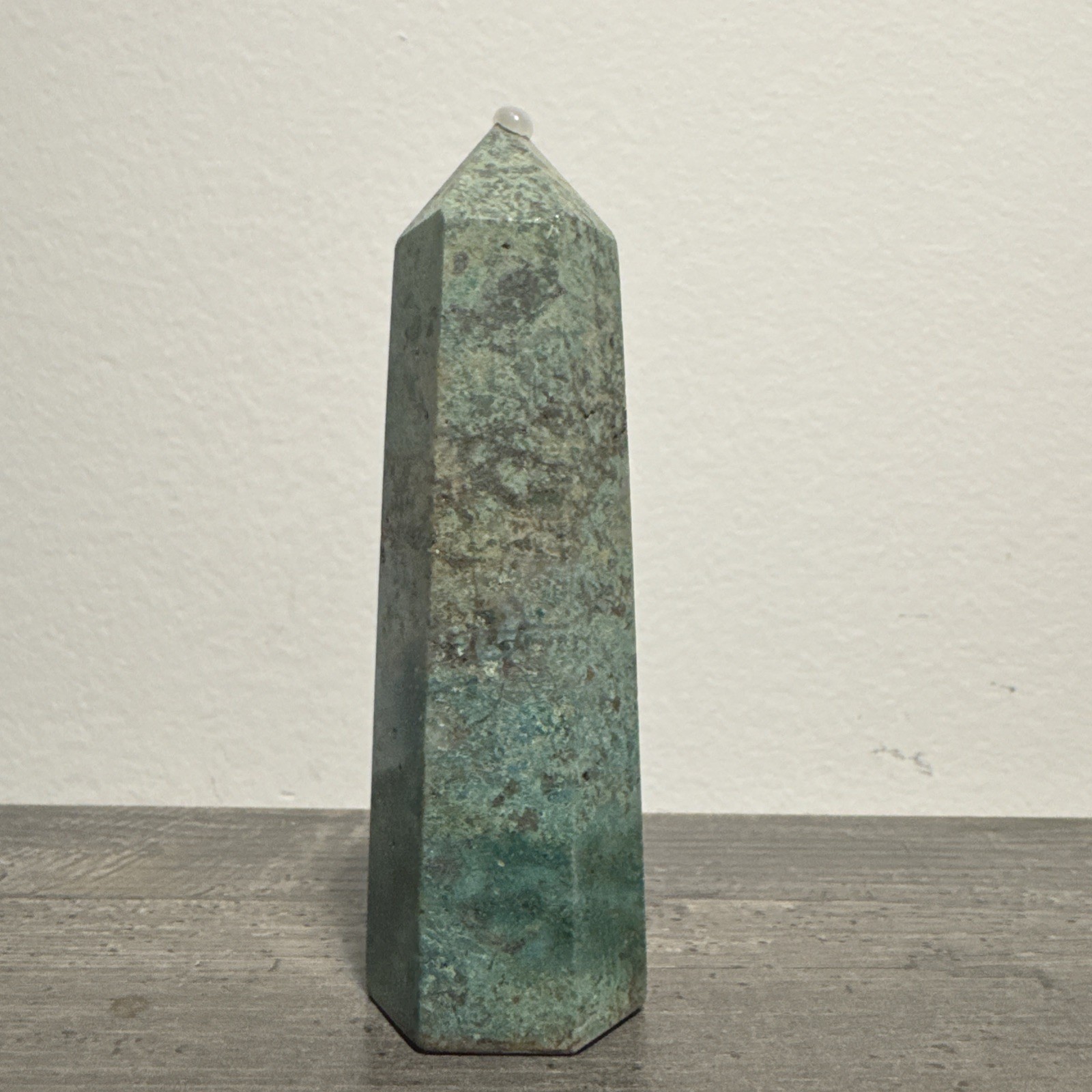 Amazonite Crystal Tower 157 Grams 4.25”