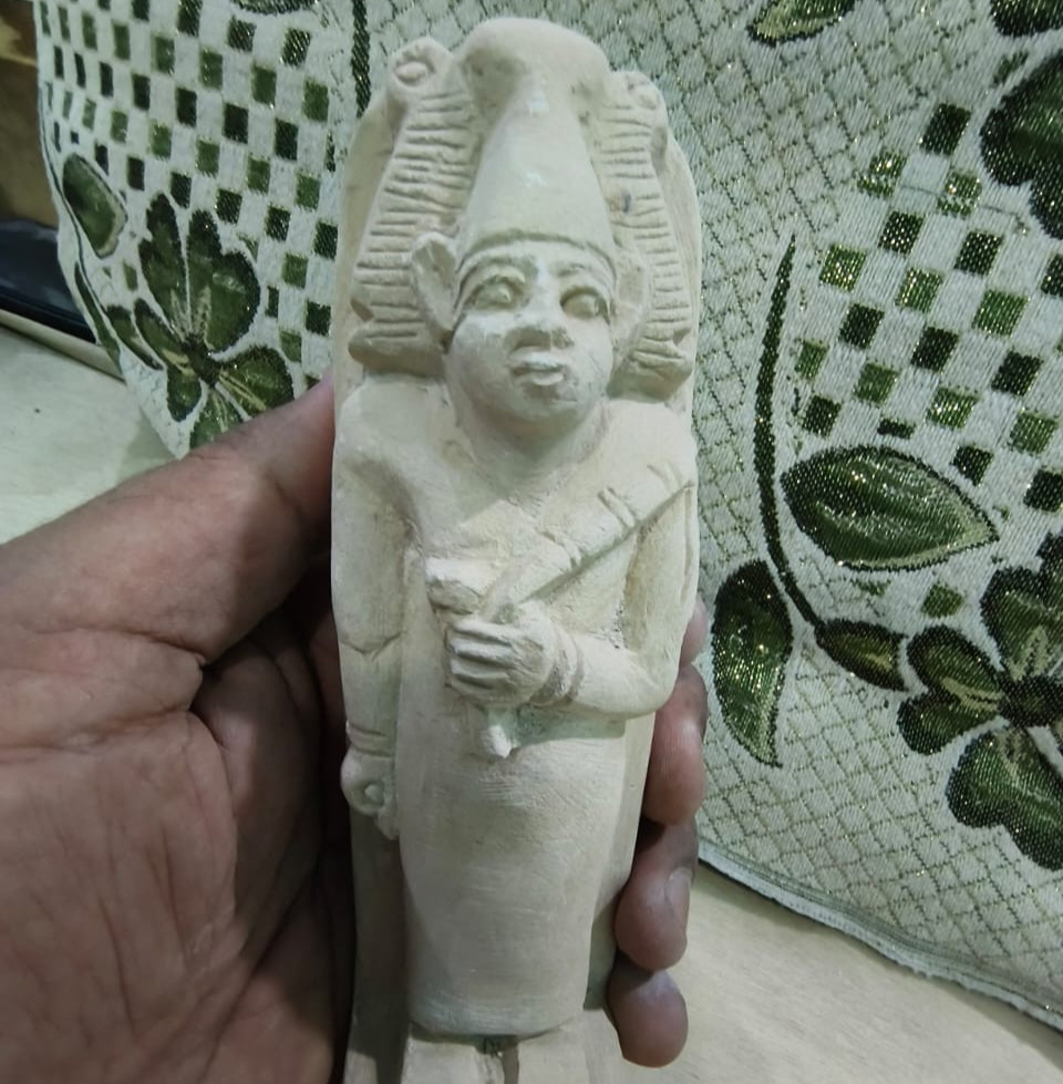 Egyptian Artifacts Unique Authentic Pharaonic Statue Of Egyptian God Osiris BC
