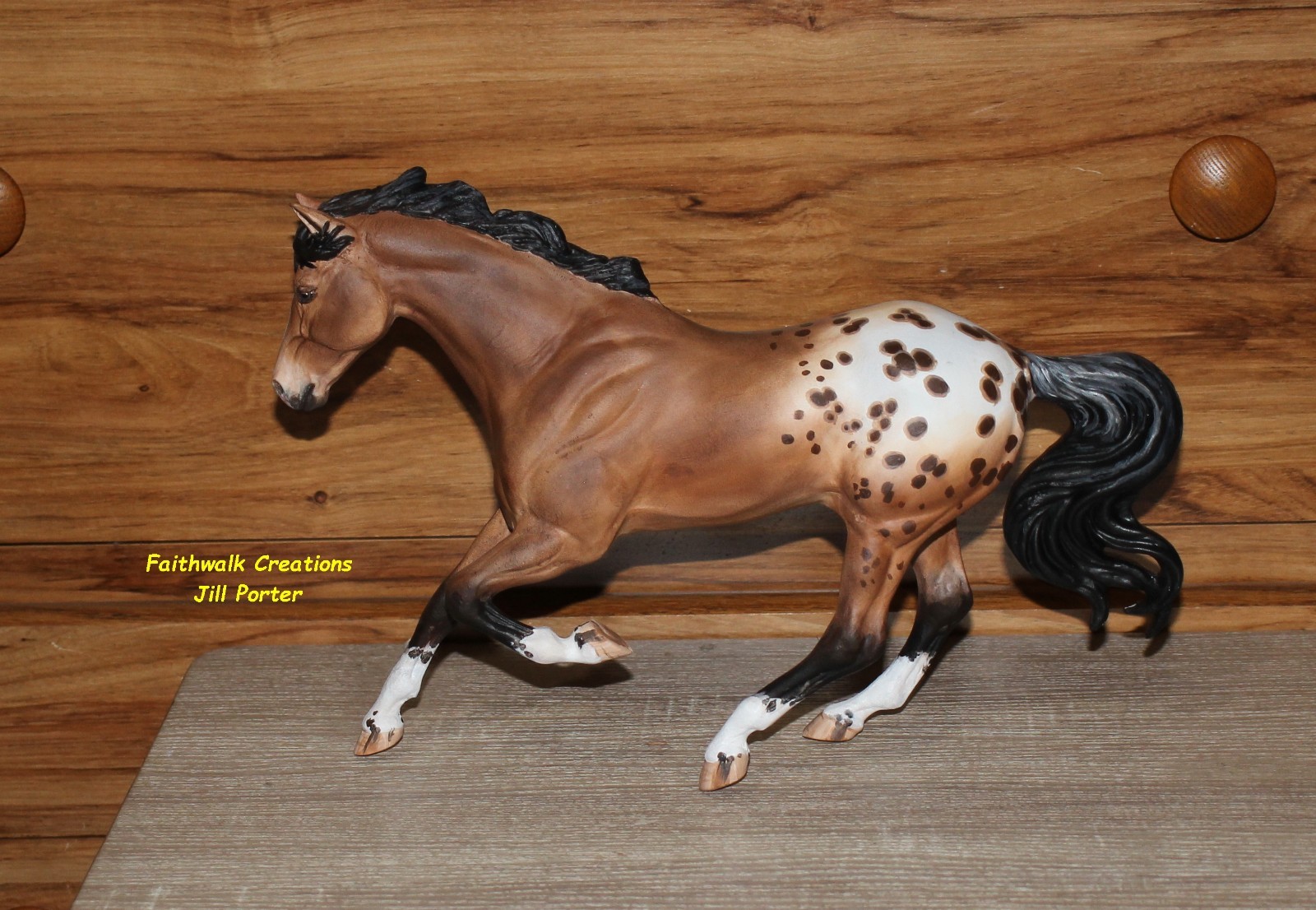 OOAK CM Breyer Traditional Gem Twist Custom Appaloosa Horse