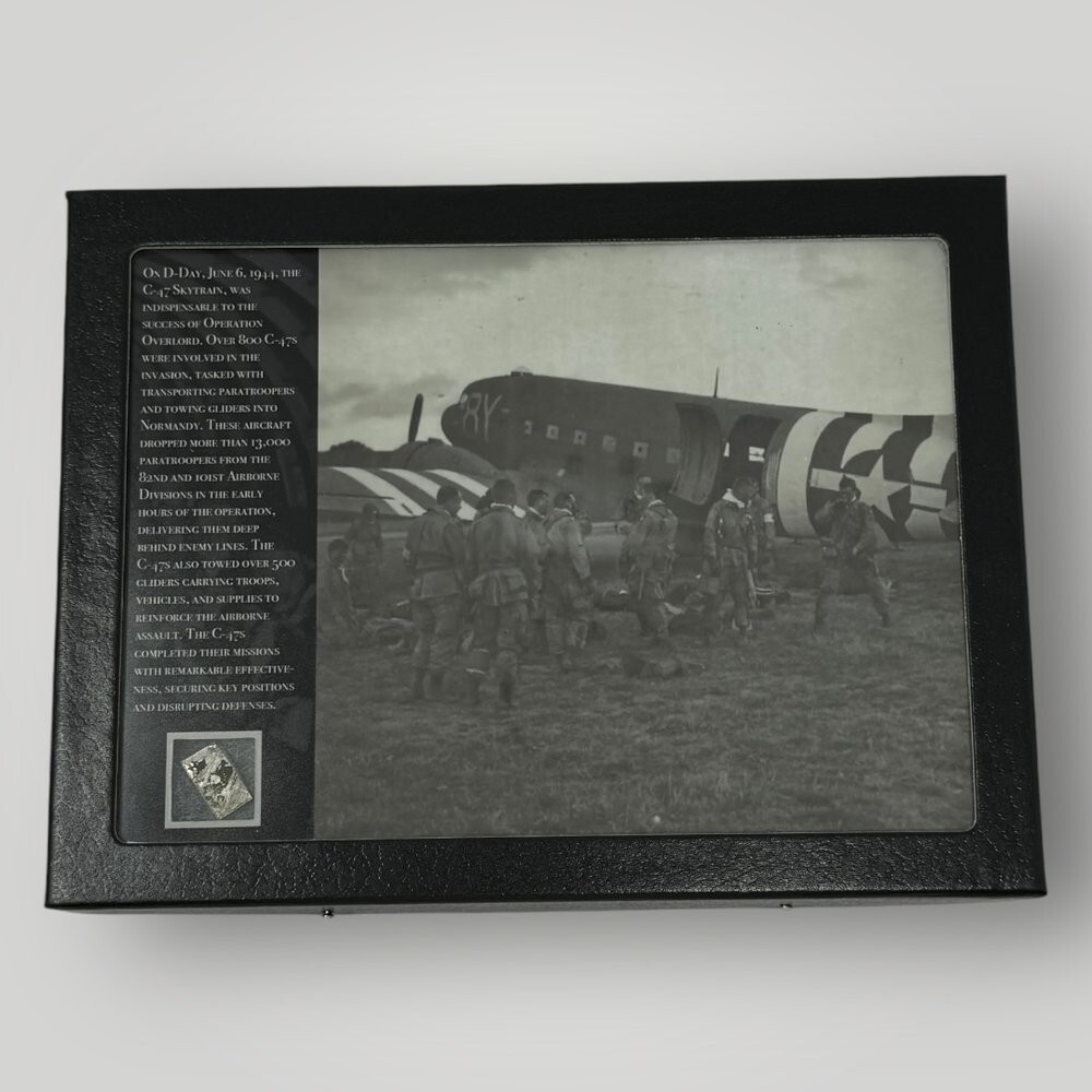 RARE WWII D-Day C-47 Skytrain Aircraft Metal 101st Airborne Division Display RARE WWII D-Day C-47 Skytrain Aircraft Metal 101st Airborne Division Display