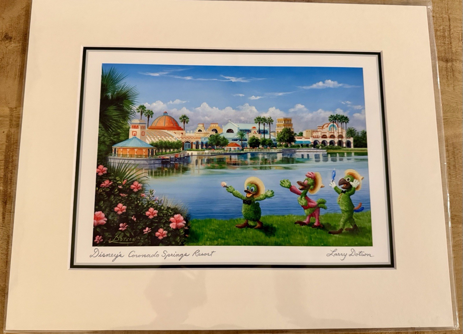 Disney Parks Larry Dotson Coronado Springs Resort Art Print 11 x 14”