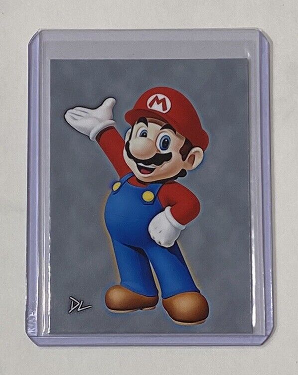 Mario Limited Edition Artist Signed Super Mario Bros. Trading Card 1/10