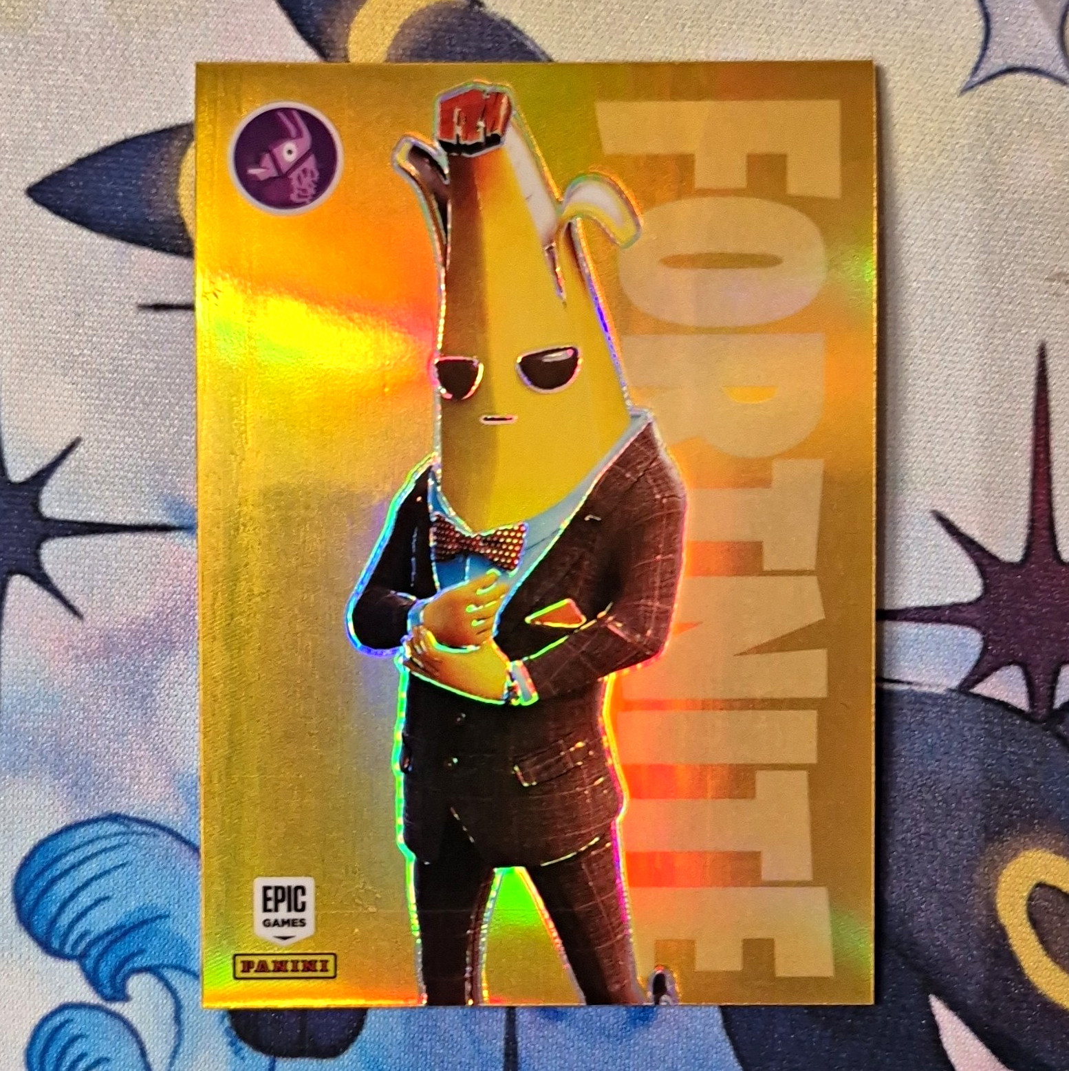 Panini Fortnite Series 3 "Agent Peely" #101 OPTICHROME. 🇺🇸